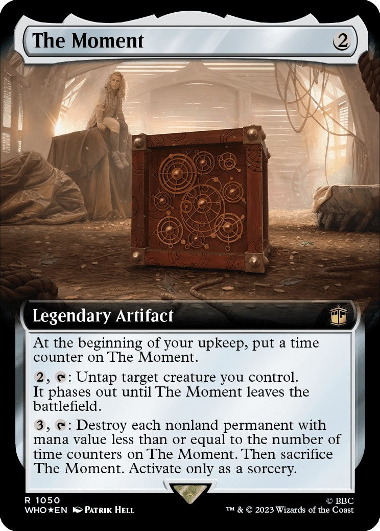 Image for The Moment (Extended Art) (Surge Foil) (Universes Beyond: Doctor Who) (1050) - Magic: The Gathering