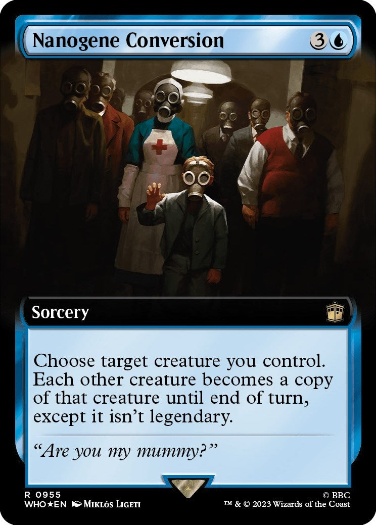 Image for Nanogene Conversion (Extended Art) (Surge Foil) (Universes Beyond: Doctor Who) (955) - Magic: The Gathering