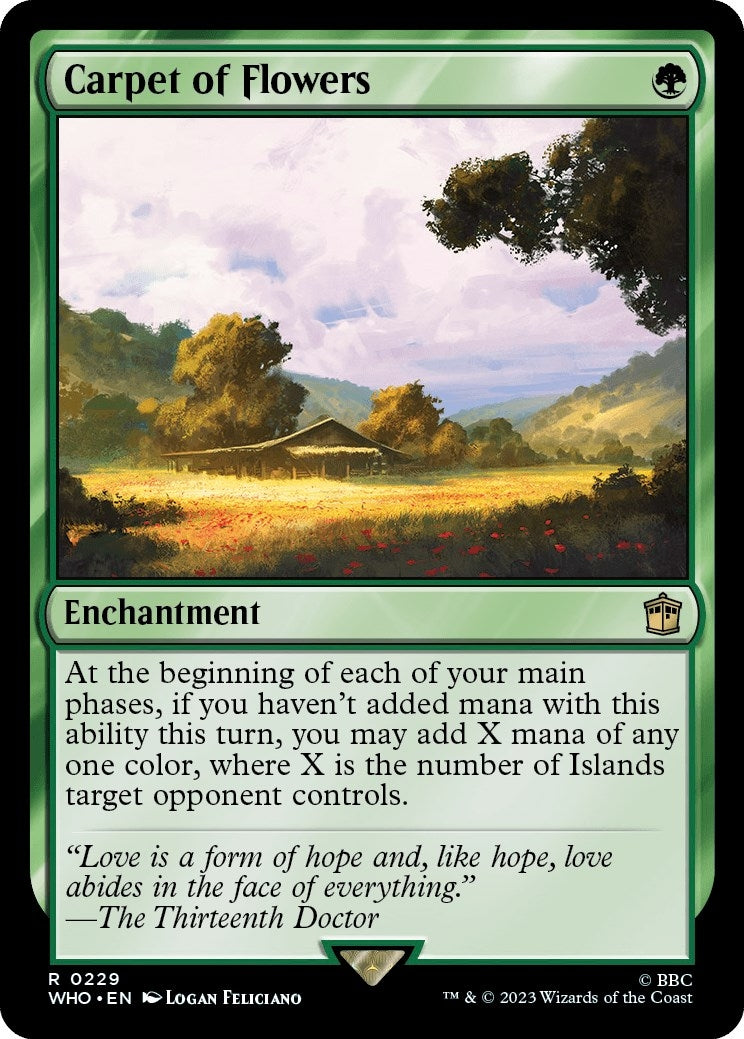 Image for Carpet of Flowers (Universes Beyond: Doctor Who) (229) - Magic: The Gathering