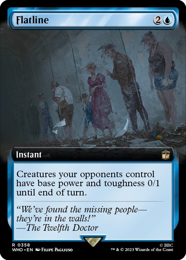 Image for Flatline (Extended Art) (Universes Beyond: Doctor Who) (358) - Magic: The Gathering