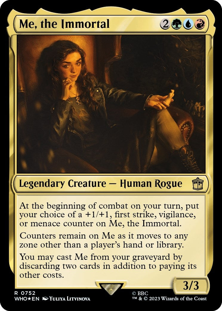 Image for Me, the Immortal (Surge Foil) (Universes Beyond: Doctor Who) (752) - Magic: The Gathering