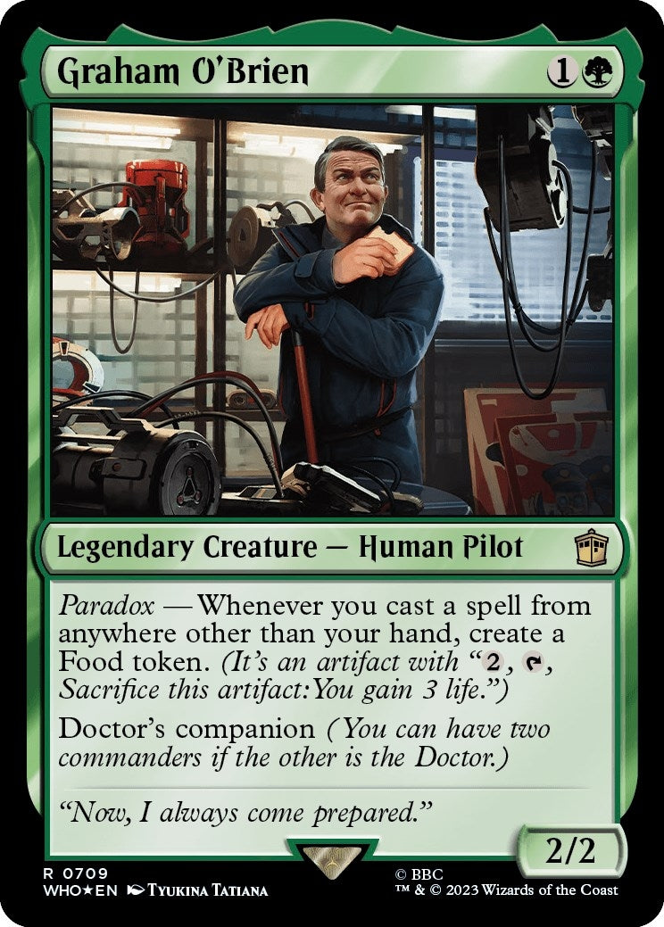Image for Graham O'Brien (Surge Foil) (Universes Beyond: Doctor Who) (709) - Magic: The Gathering