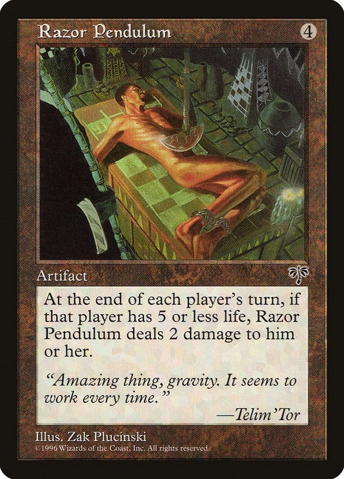 Image for Razor Pendulum (Mirage) - Magic: The Gathering