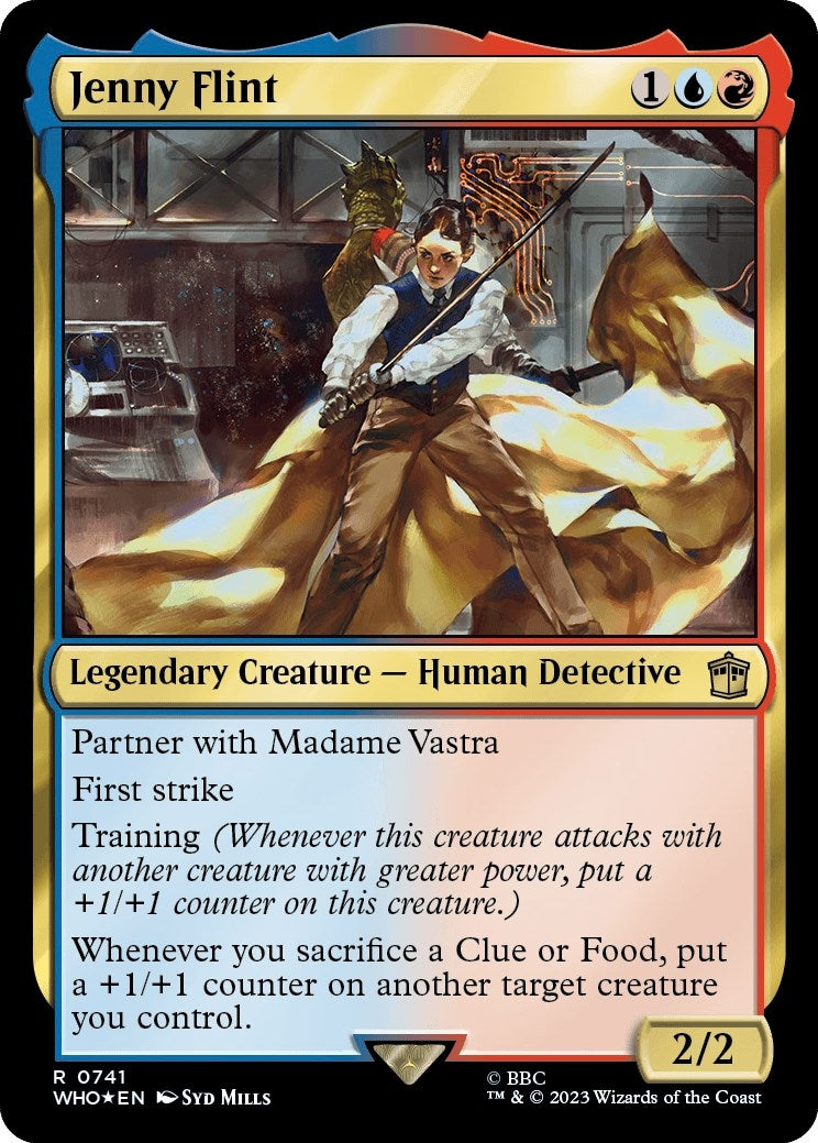 Image for Jenny Flint (Surge Foil) (Universes Beyond: Doctor Who) (741) - Magic: The Gathering