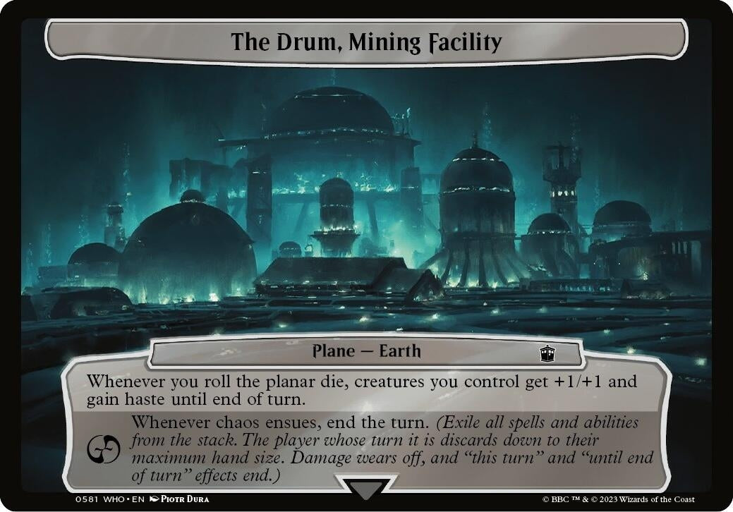 Image for The Drum, Mining Facility (Planechase: Universes Beyond: Doctor Who) (581) - Magic: The Gathering