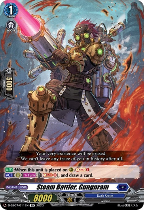 Image for Steam Battler, Gungnram (D-SS07: Stand Up Deckset "Favrneel") (D-SS07/011EN) - Cardfight Vanguard