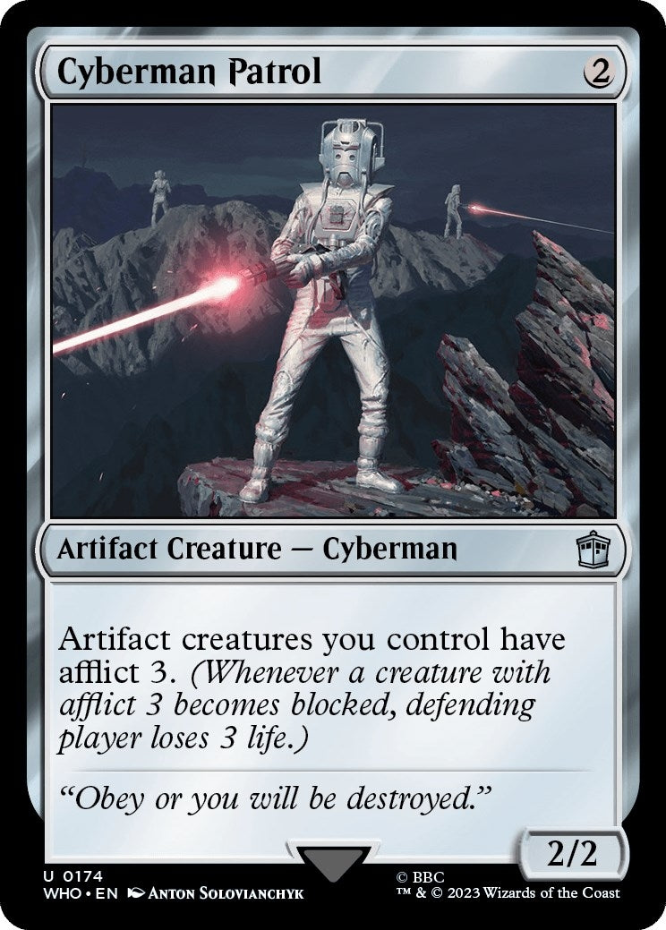 Image for Cyberman Patrol (Universes Beyond: Doctor Who) (174) - Magic: The Gathering