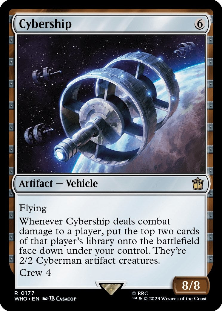 Image for Cybership (Universes Beyond: Doctor Who) (177) - Magic: The Gathering