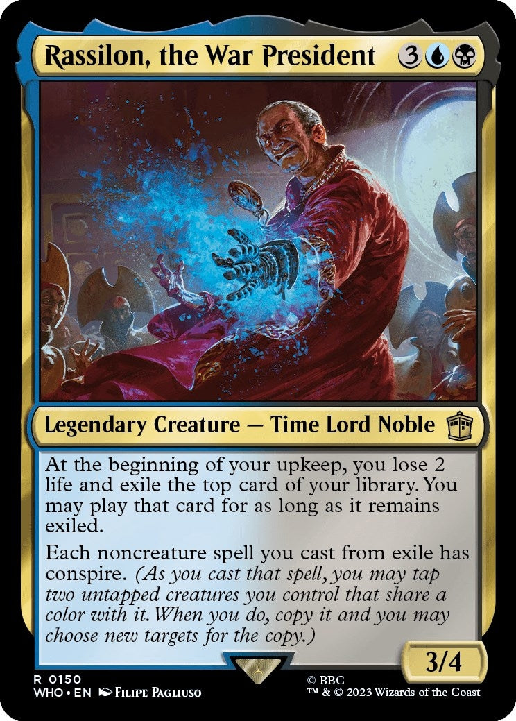 Image for Rassilon, the War President (Universes Beyond: Doctor Who) (150) - Magic: The Gathering