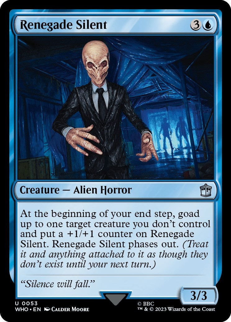 Image for Renegade Silent (Universes Beyond: Doctor Who) (53) - Magic: The Gathering