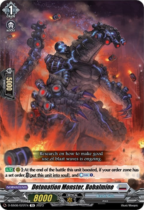 Image for Detonation Monster, Bobalmine (D-SS08: Stand Up Deckset "Orfist") (D-SS08/022EN) - Cardfight Vanguard