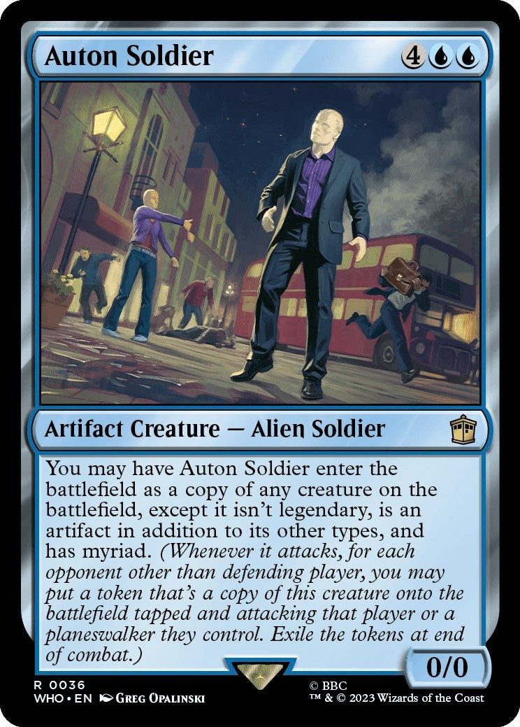Image for Auton Soldier (Universes Beyond: Doctor Who) (36) - Magic: The Gathering