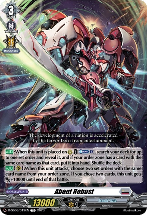 Image for Abent Robust (D-SS08: Stand Up Deckset "Orfist") (D-SS08/019EN) - Cardfight Vanguard