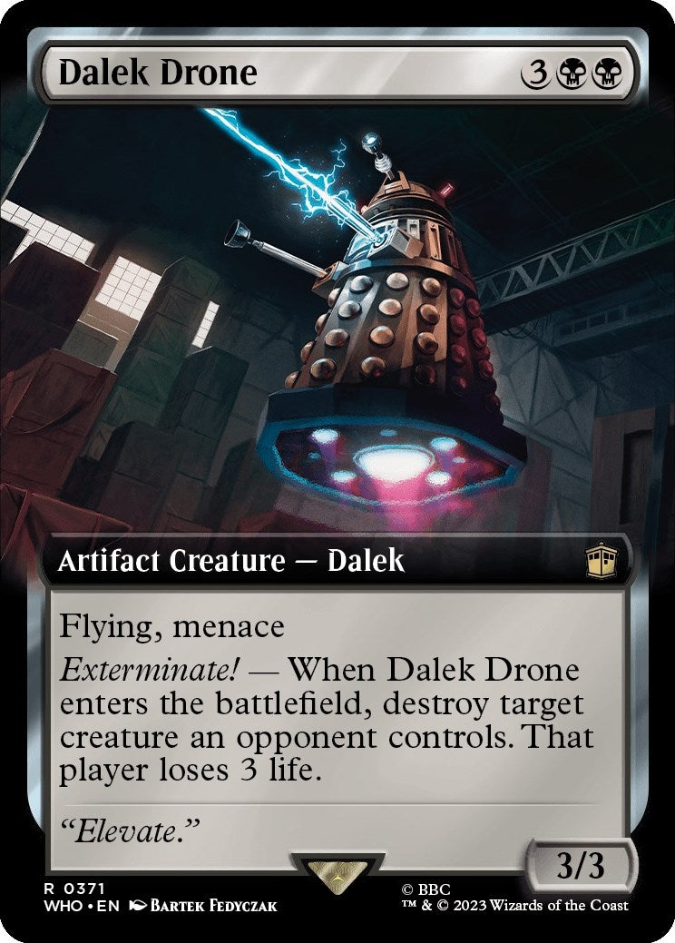 Image for Dalek Drone (Extended Art) (Universes Beyond: Doctor Who) (371) - Magic: The Gathering