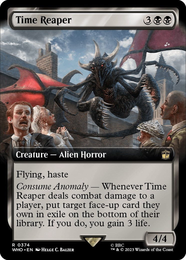 Image for Time Reaper (Extended Art) (Universes Beyond: Doctor Who) (374) - Magic: The Gathering