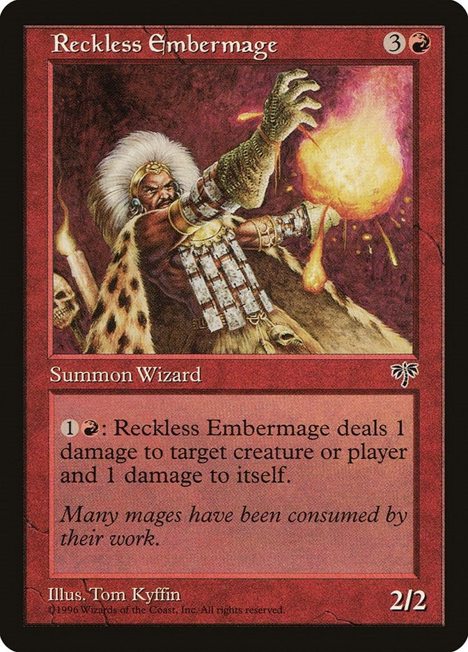 Image for Reckless Embermage (Mirage) - Magic: The Gathering