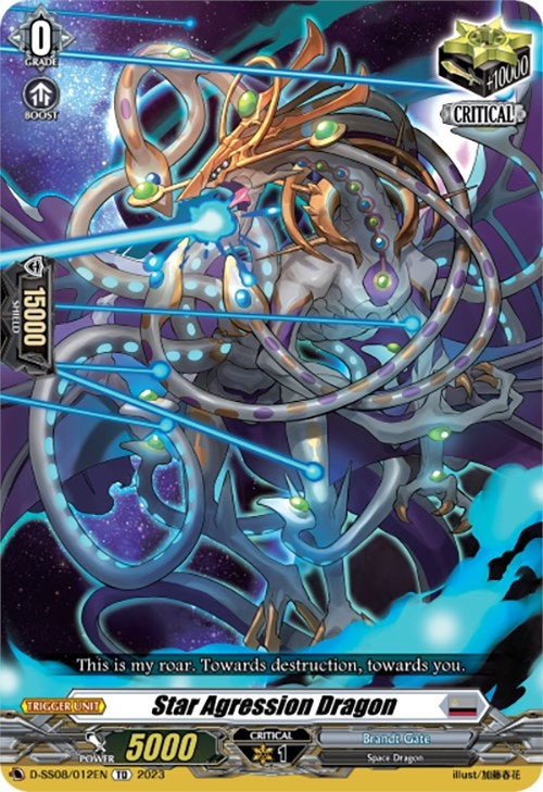 Image for Star Agression Dragon (D-SS08: Stand Up Deckset "Orfist") (D-SS08/012EN) - Cardfight Vanguard