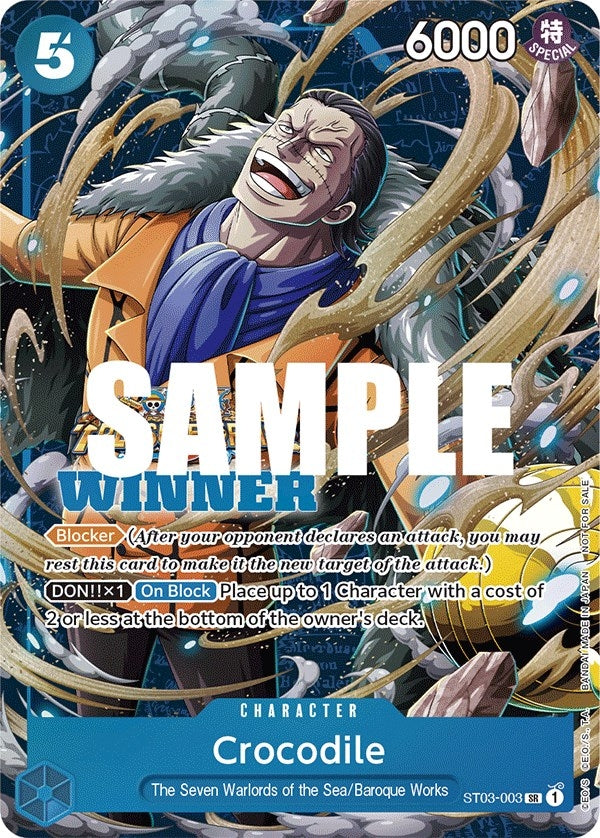 Image for Crocodile (Winner Pack Vol. 5) (One Piece Promotion Cards) (ST03-003) - One Piece Card Game