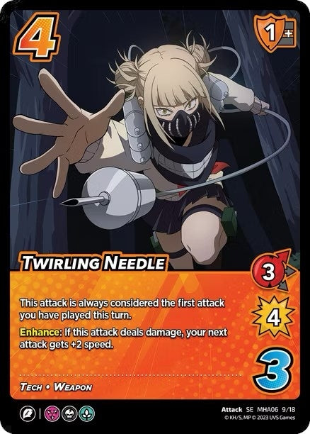 Image for Twirling Needle (UniVersus: My Hero Academia: Jet Burn) (9/18) - UniVersus