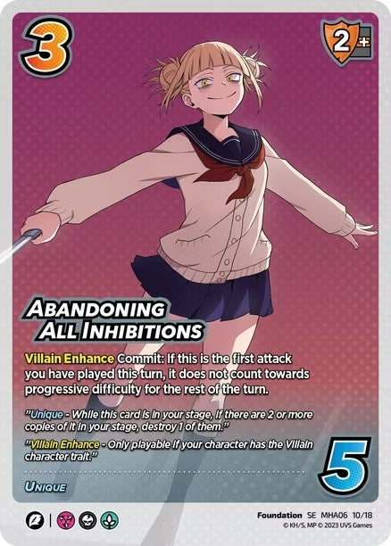 Image for Abandoning All Inhibitions (UniVersus: My Hero Academia: Jet Burn) (10/18) - UniVersus