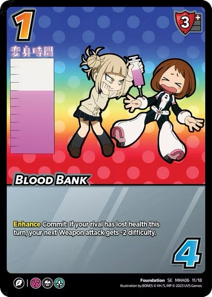 Image for Blood Bank (UniVersus: My Hero Academia: Jet Burn) (11/18) - UniVersus