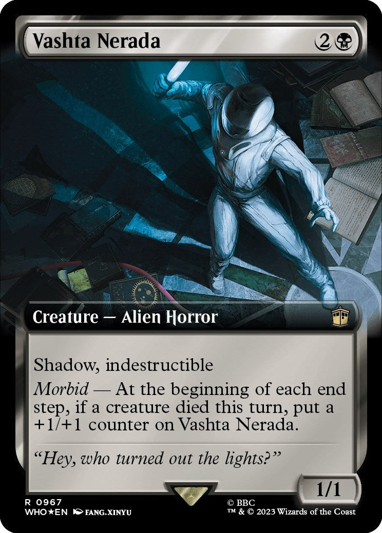 Image for Vashta Nerada (Extended Art) (Surge Foil) (Universes Beyond: Doctor Who) (967) - Magic: The Gathering