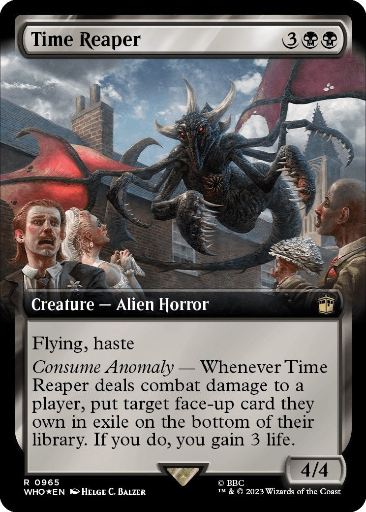 Image for Time Reaper (Extended Art) (Surge Foil) (Universes Beyond: Doctor Who) (965) - Magic: The Gathering