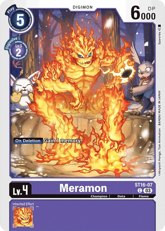 Image for Meramon (ST-16) (ST16-07 C) - Digimon Card Game