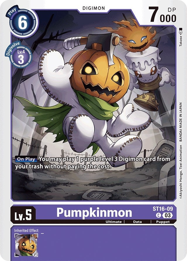 Image for Pumpkinmon (ST-16) (ST16-09 C) - Digimon Card Game