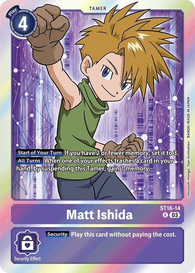 Image for Matt Ishida (ST-16) (ST16-14 R) - Digimon Card Game