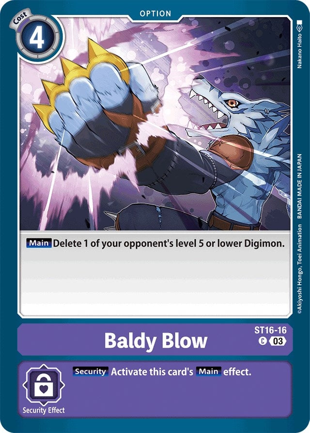 Image for Baldy Blow (ST-16) (ST16-16 C) - Digimon Card Game