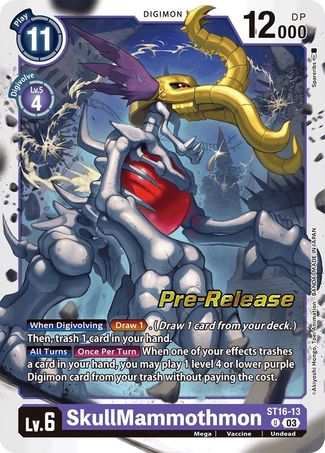Image for SkullMammothmon (ST-16_PR) (ST16-13 U) - Digimon Card Game