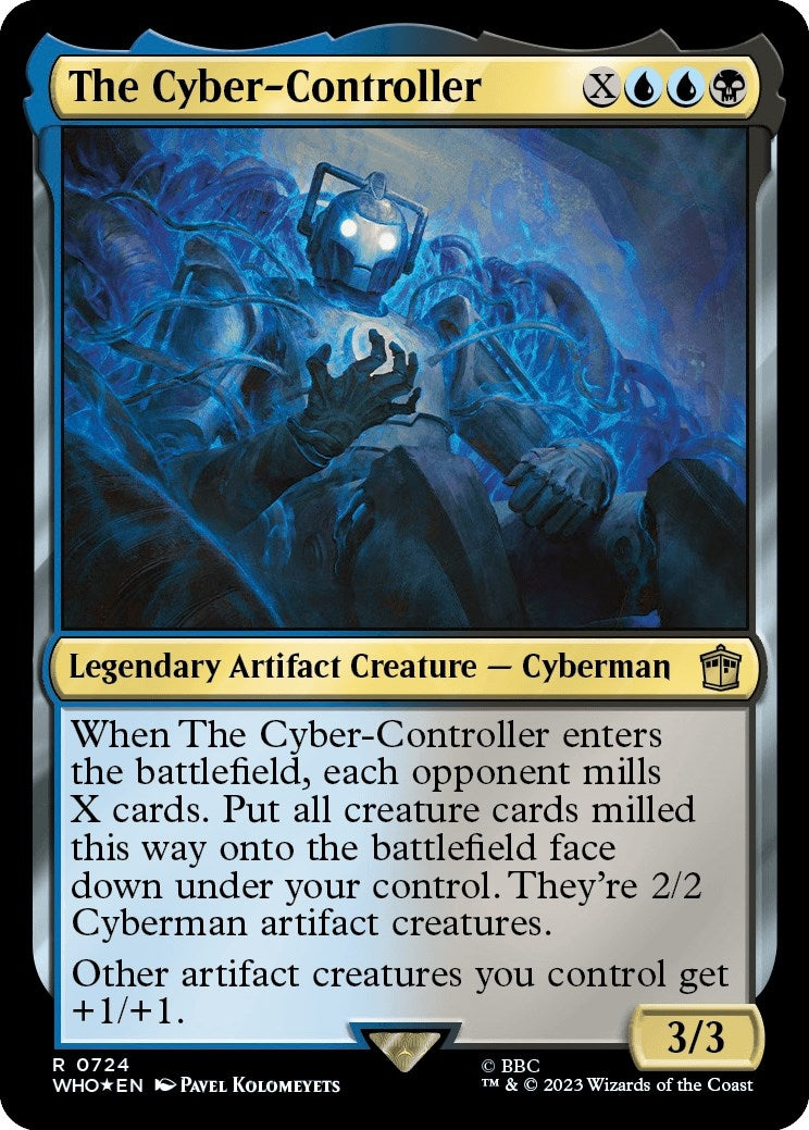 Image for The Cyber-Controller (Surge Foil) (Universes Beyond: Doctor Who) (724) - Magic: The Gathering