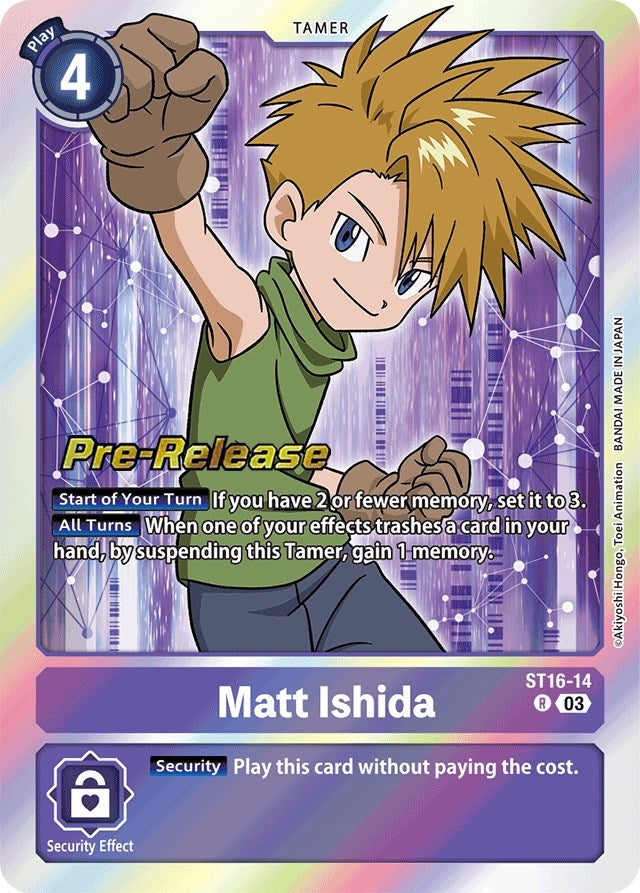 Image for Matt Ishida (ST-16_PR) (ST16-14 R) - Digimon Card Game