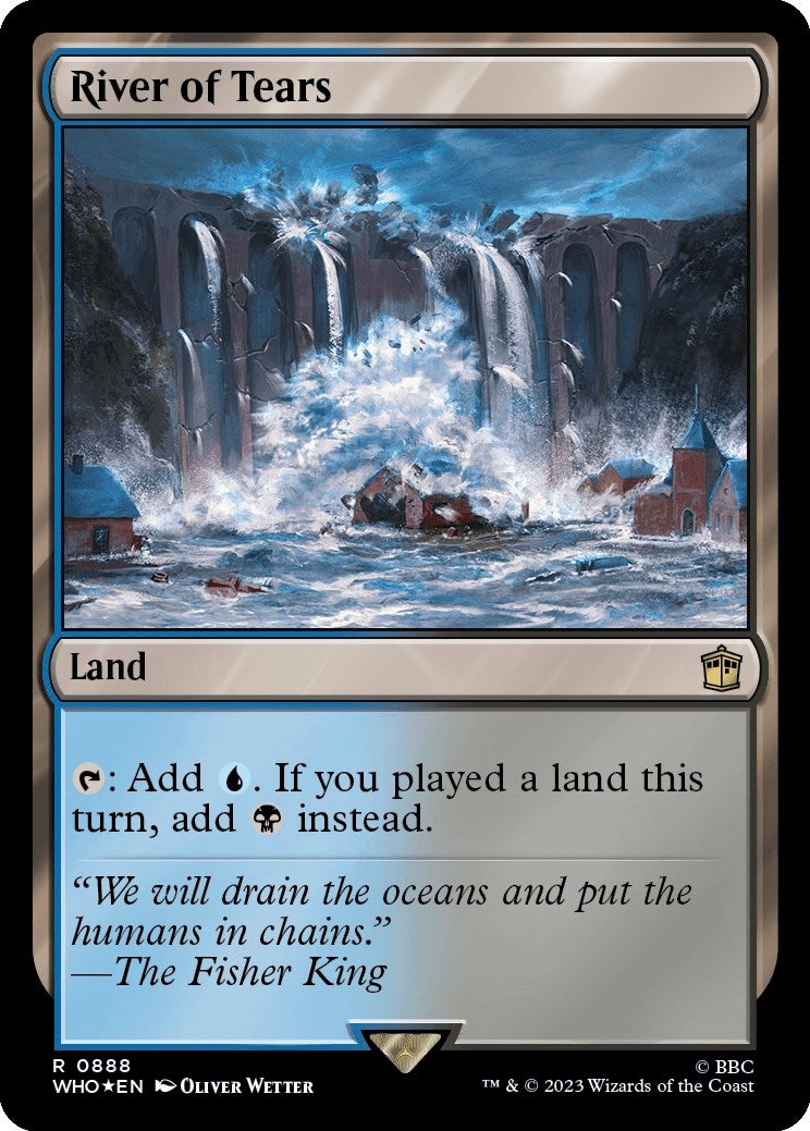 Image for River of Tears (Surge Foil) (Universes Beyond: Doctor Who) (888) - Magic: The Gathering