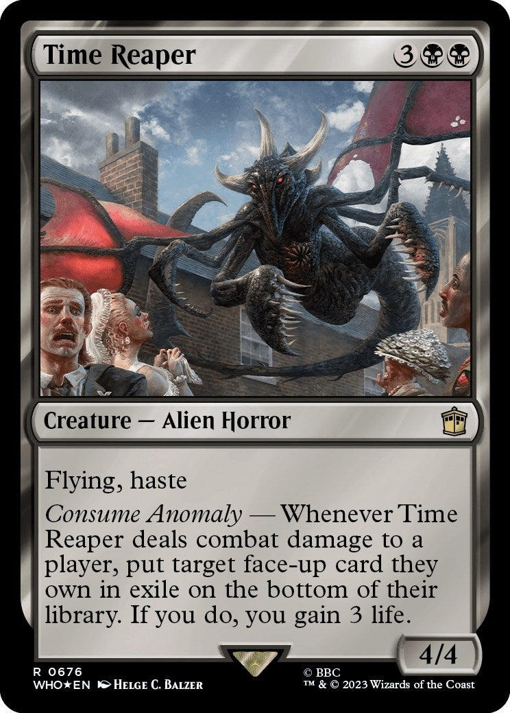Image for Time Reaper (Surge Foil) (Universes Beyond: Doctor Who) (676) - Magic: The Gathering