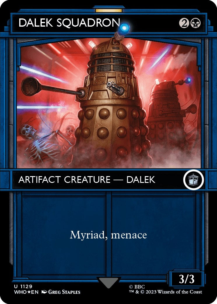 Image for Dalek Squadron (Showcase) (Surge Foil) (Universes Beyond: Doctor Who) (1129) - Magic: The Gathering