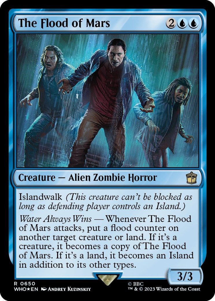 Image for The Flood of Mars (Surge Foil) (Universes Beyond: Doctor Who) (650) - Magic: The Gathering