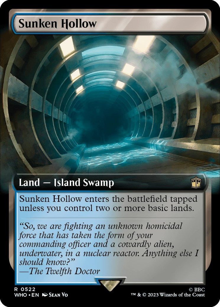 Image for Sunken Hollow (Extended Art) (Universes Beyond: Doctor Who) (522) - Magic: The Gathering