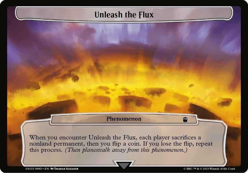 Image for Unleash the Flux (Planechase: Universes Beyond: Doctor Who) (605) - Magic: The Gathering