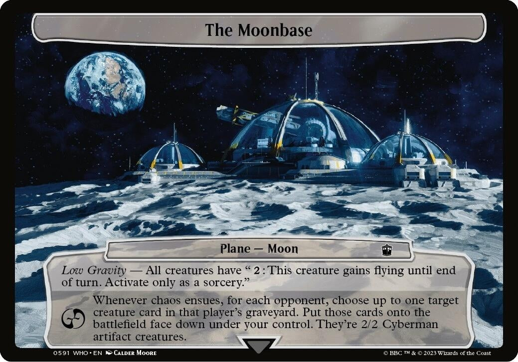 Image for The Moonbase (Planechase: Universes Beyond: Doctor Who) (591) - Magic: The Gathering