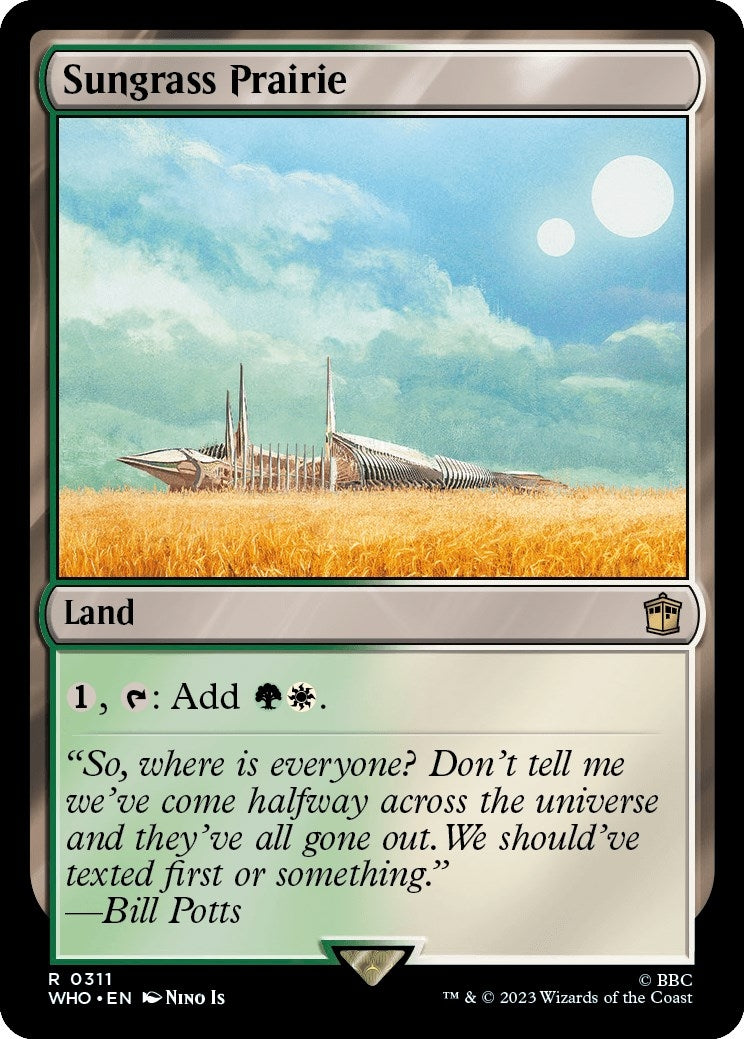 Image for Sungrass Prairie (Universes Beyond: Doctor Who) (311) - Magic: The Gathering