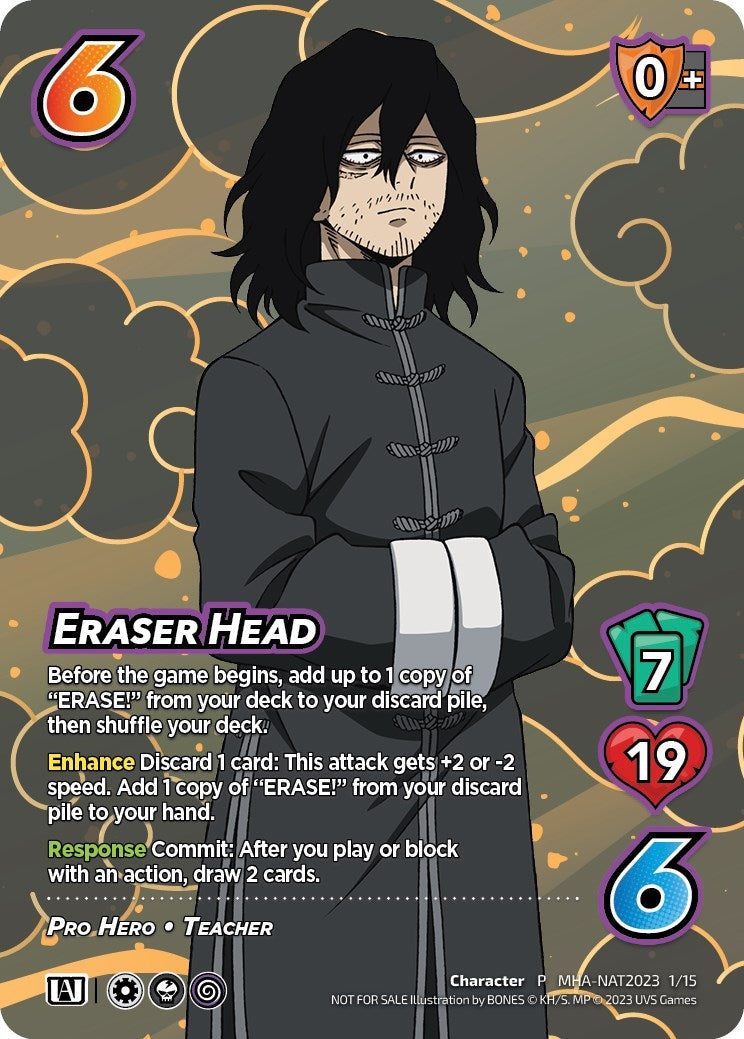 Image for Eraser Head (Pro Hero Nationals 2023) (UniVersus: My Hero Academia Promo Cards) (MHA-NAT2023 1/15) - UniVersus
