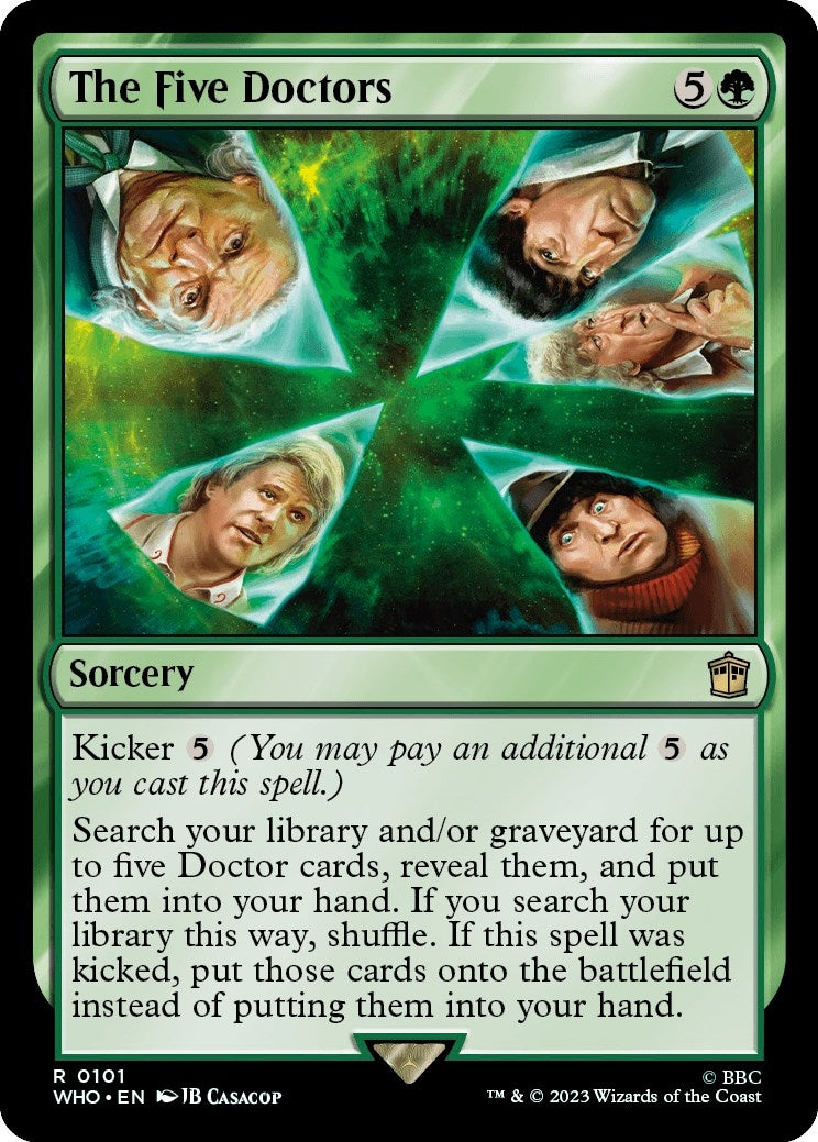 Image for The Five Doctors (Universes Beyond: Doctor Who) (101) - Magic: The Gathering