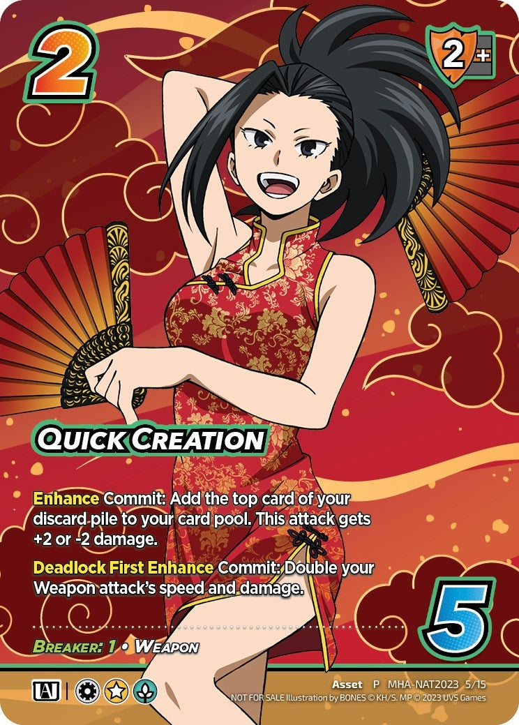 Image for Quick Creation (Pro Hero Nationals 2023) (UniVersus: My Hero Academia Promo Cards) (MHA-NAT2023 5/15) - UniVersus