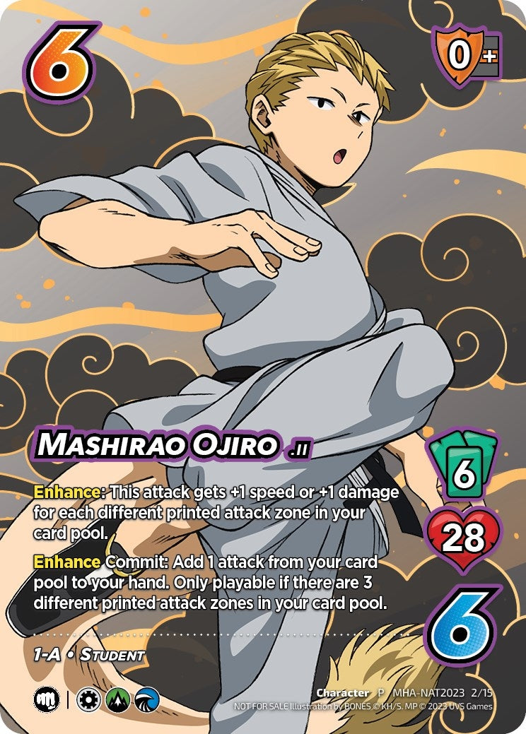 Image for Mashirao Ojiro (Pro Hero Nationals 2023) (UniVersus: My Hero Academia Promo Cards) (MHA-NAT2023 2/15) - UniVersus