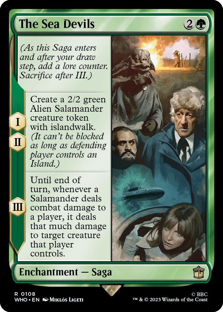 Image for The Sea Devils (Universes Beyond: Doctor Who) (108) - Magic: The Gathering