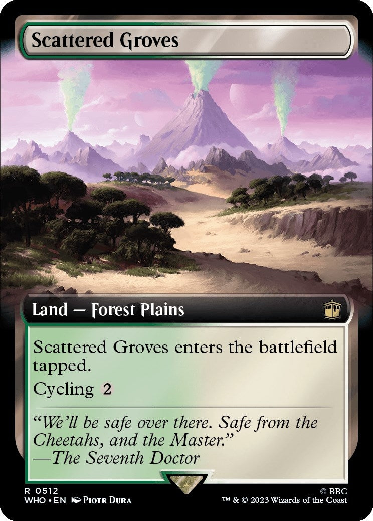 Image for Scattered Groves (Extended Art) (Universes Beyond: Doctor Who) (512) - Magic: The Gathering