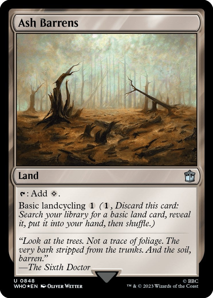 Image for Ash Barrens (Surge Foil) (Universes Beyond: Doctor Who) (848) - Magic: The Gathering