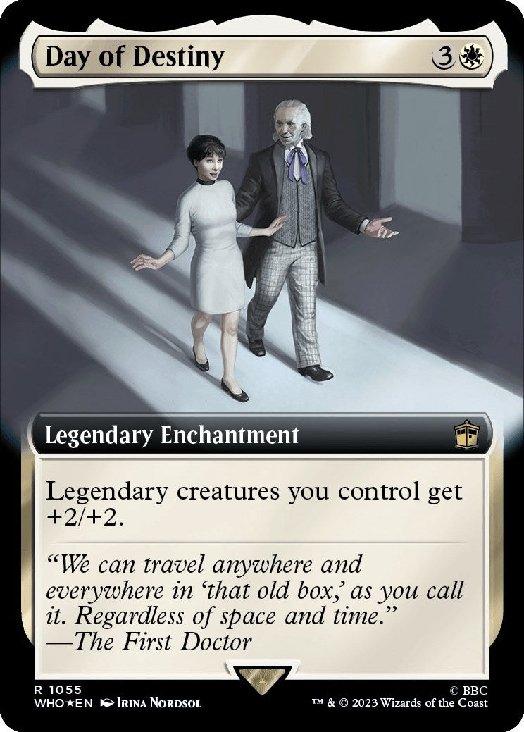Image for Day of Destiny (Extended Art) (Surge Foil) (Universes Beyond: Doctor Who) (1055) - Magic: The Gathering